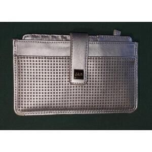 Kate Landry Metallic Silver Women's Wallet
